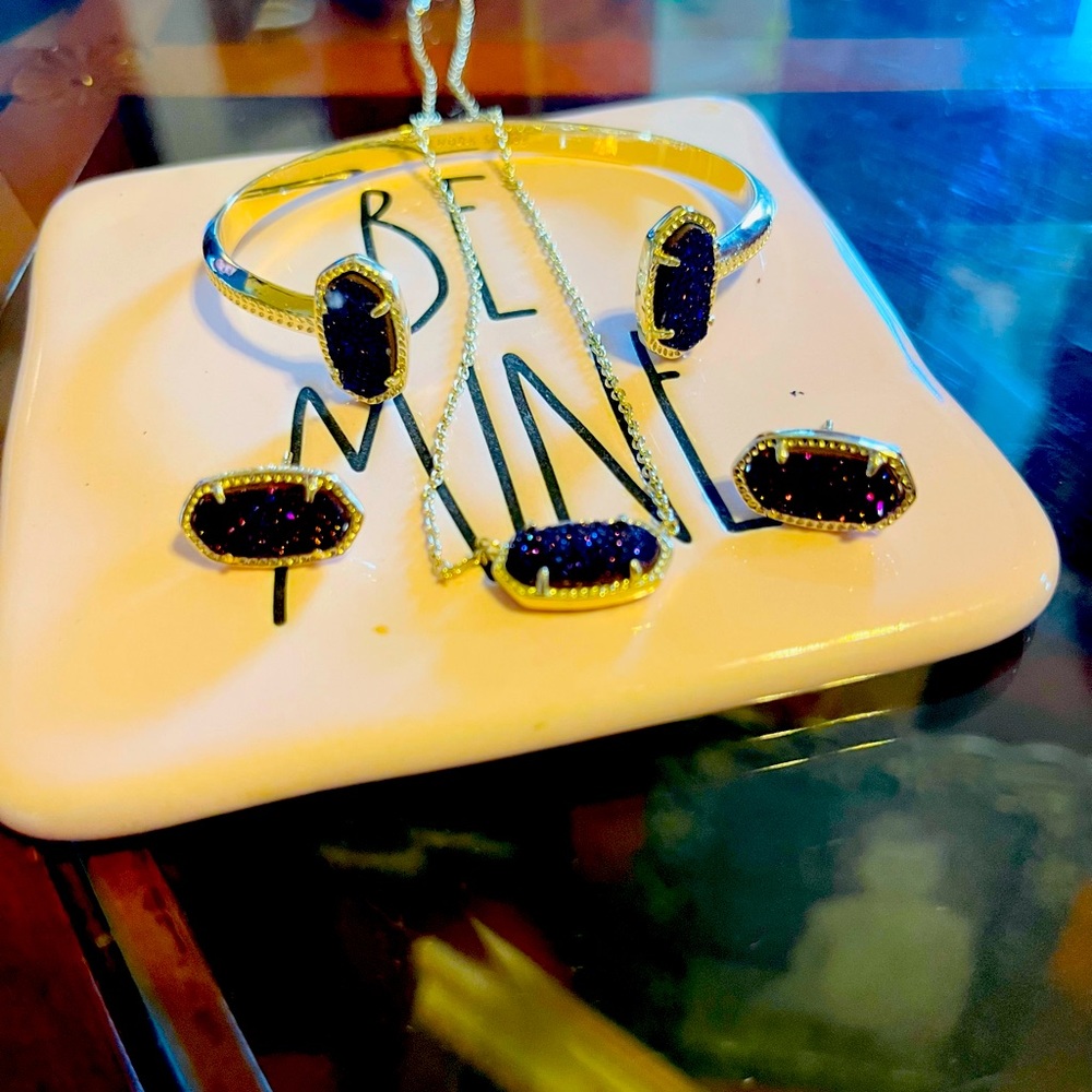 Kendra Scott drusy set